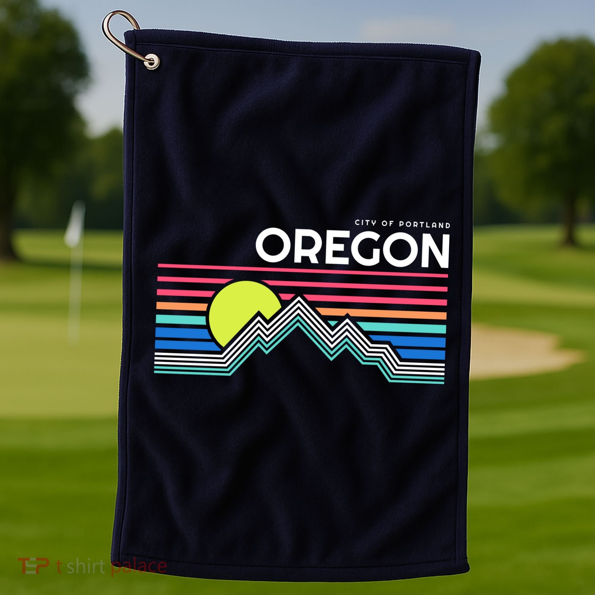 City of Portland Oregon Golf Towel
