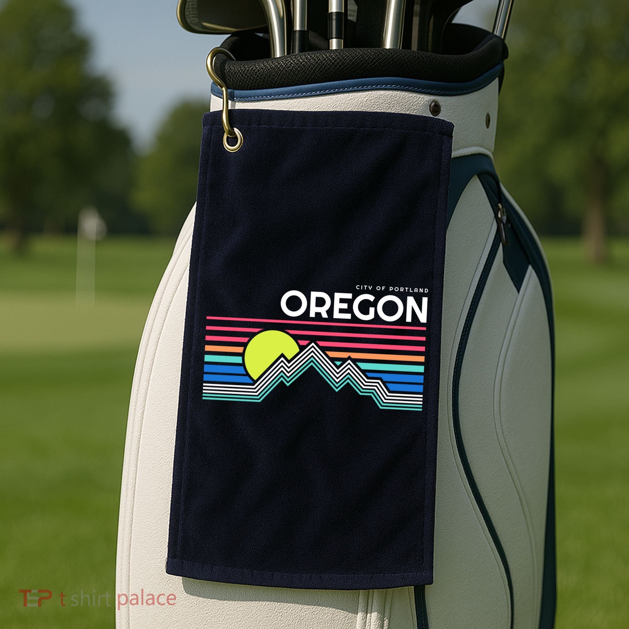 City of Portland Oregon Golf Towel
