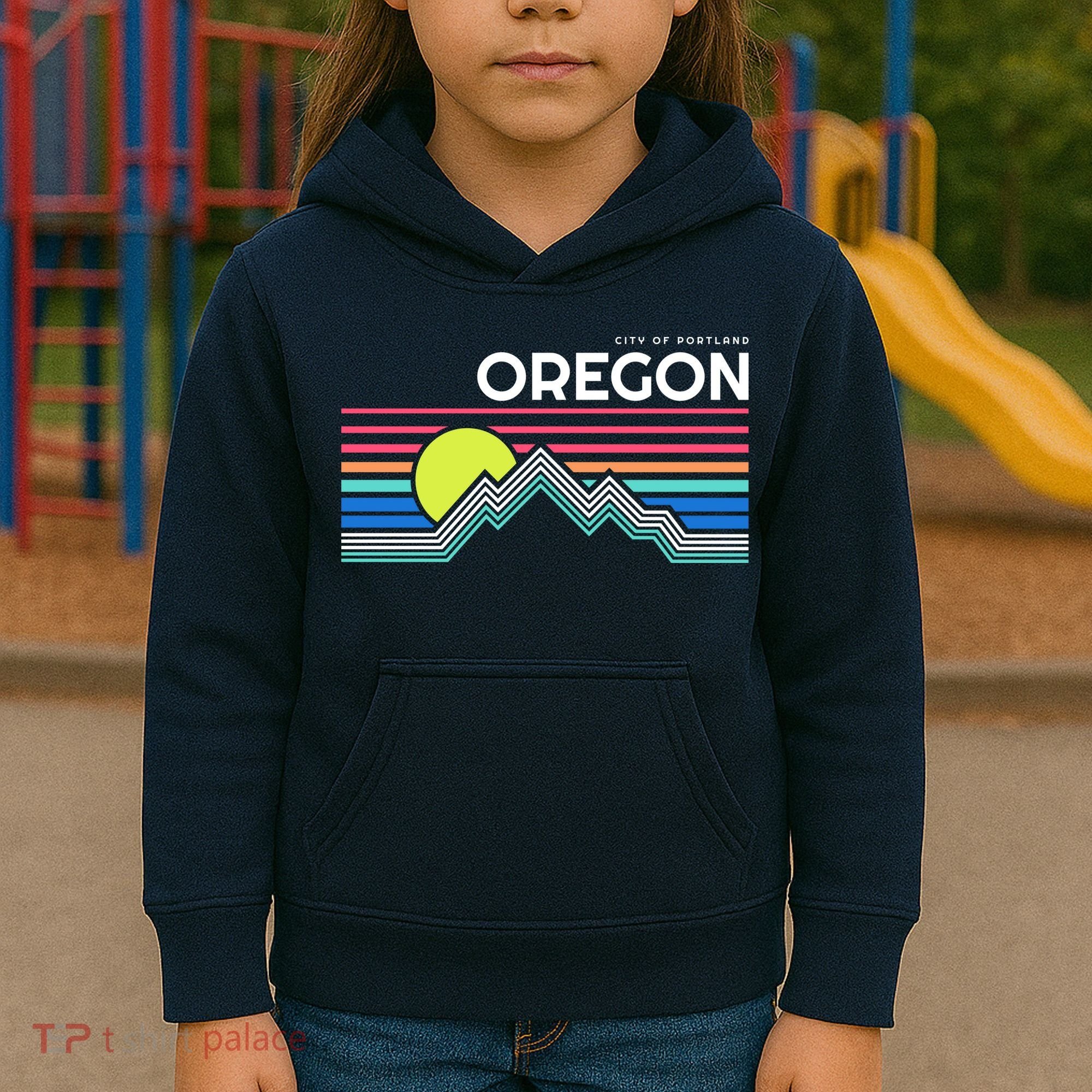 City of Portland Oregon Kids Hoodie
