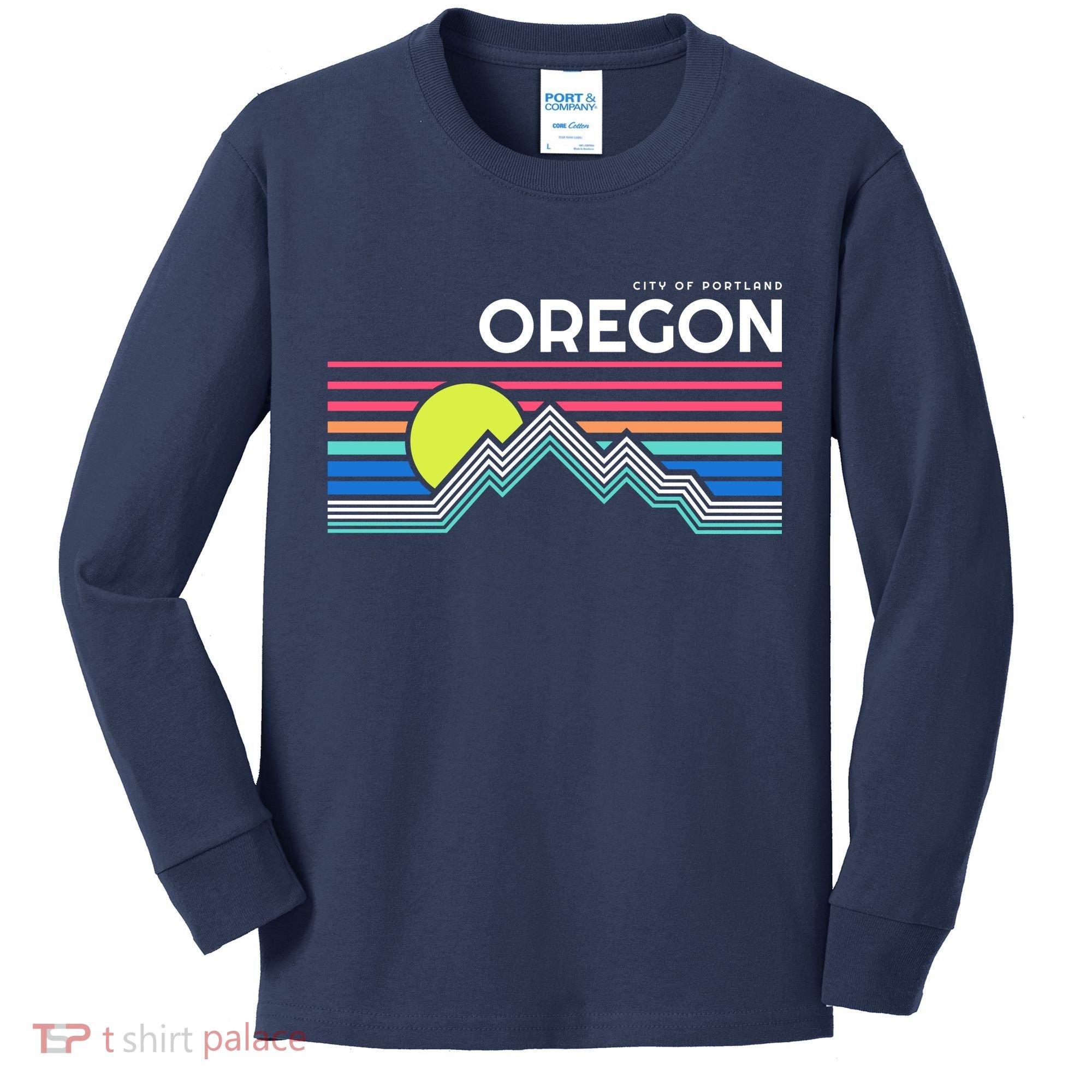 City of Portland Oregon Kids Long Sleeve Shirt