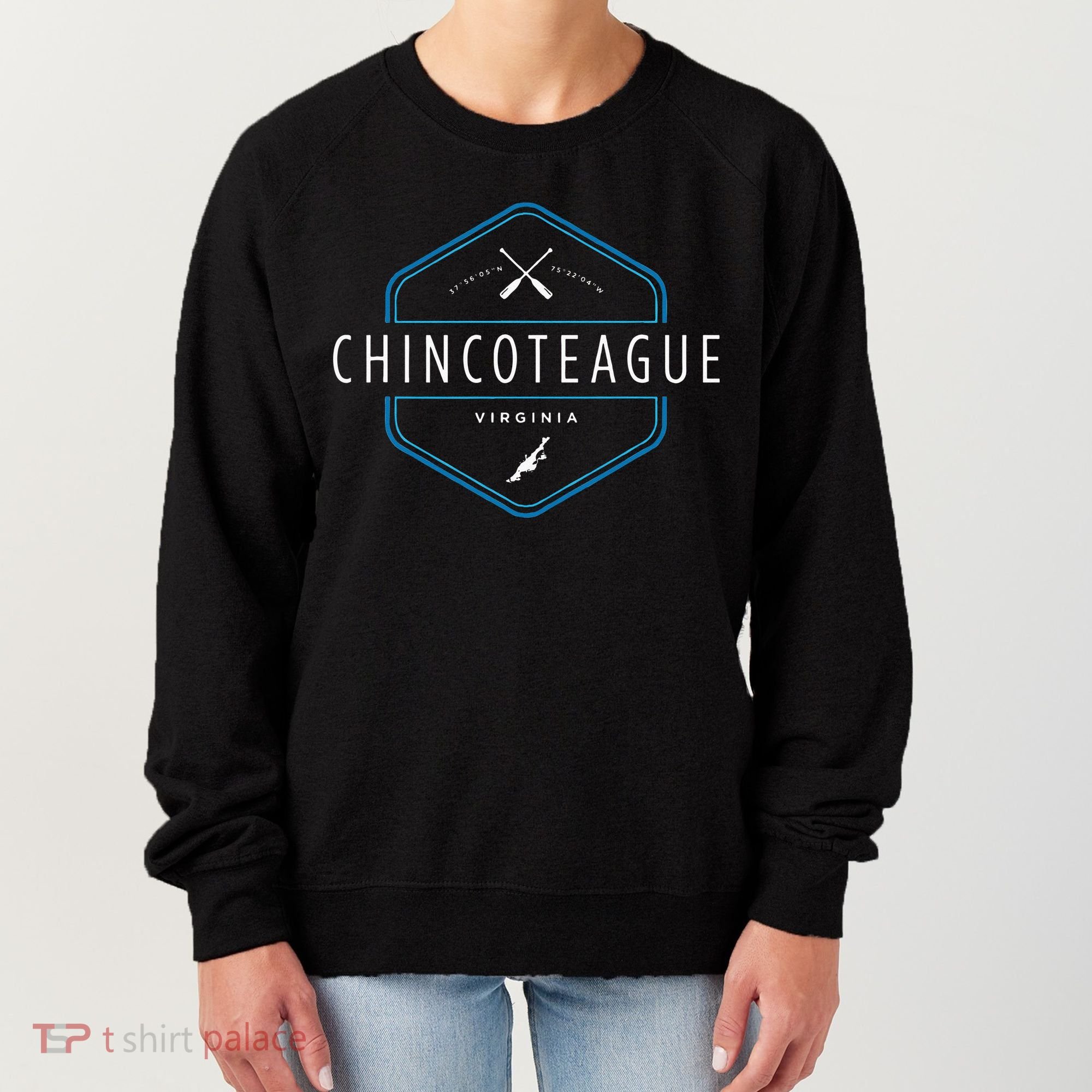 Chincoteague Island Virginia Beach Graphic Women's Sweatshirt