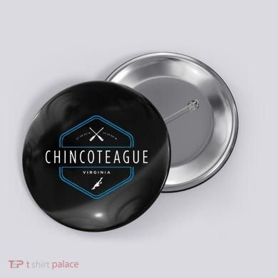 Chincoteague Island Virginia Beach Graphic Button