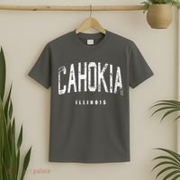 Cahokia Illinois Vintage Logo T-Shirt thumb 2