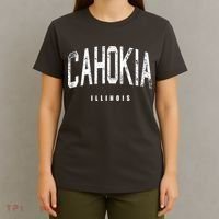 Cahokia Illinois Vintage Logo T-Shirt thumb 4