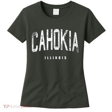 Cahokia Illinois Vintage Logo Women's T-Shirt