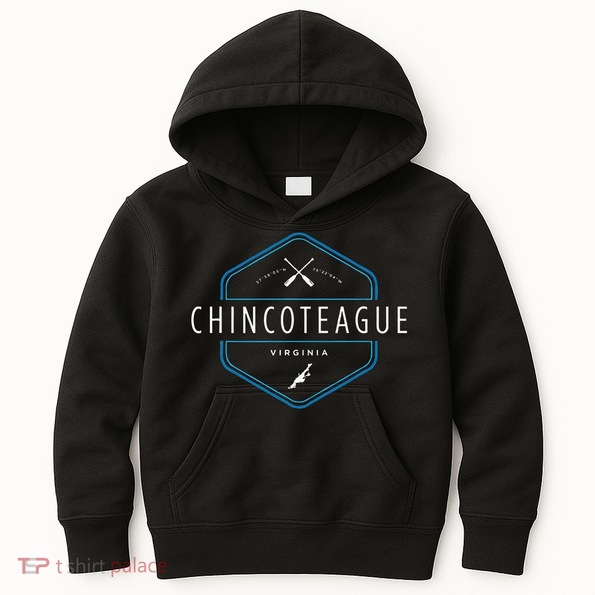 Chincoteague Island Virginia Beach Graphic Kids Hoodie