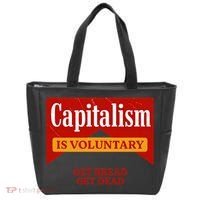 Capitalism Is Voluntary Tote Bag thumb 0