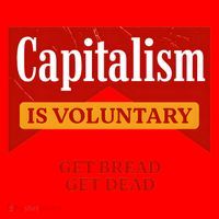 Capitalism Is Voluntary Santa Hat thumb 1