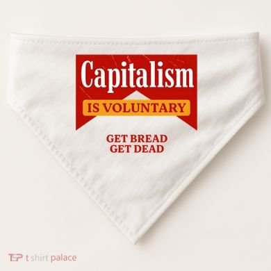 Capitalism Is Voluntary USA-Made Doggie Bandana