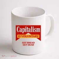 Capitalism Is Voluntary Coffee Mug thumb 1