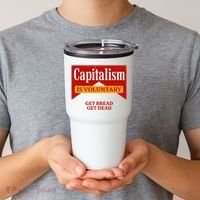 Capitalism Is Voluntary Tumbler thumb 2