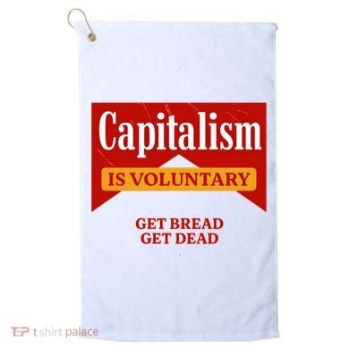 Capitalism Is Voluntary Golf Towel