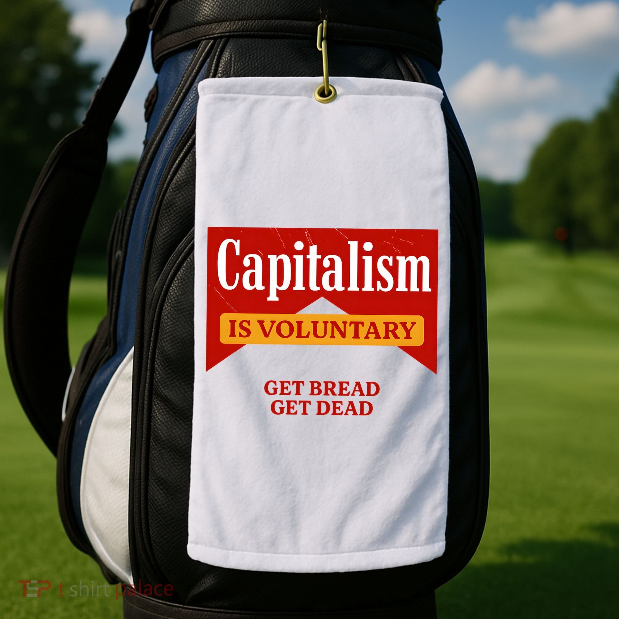 Capitalism Is Voluntary Golf Towel