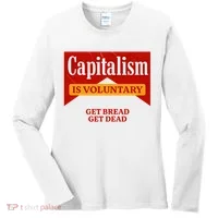 Capitalism Is Voluntary Women's Long Sleeve Shirt thumb 0