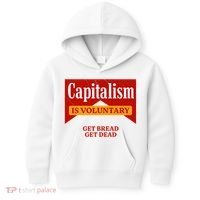 Capitalism Is Voluntary Kids Hoodie thumb 0