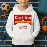 Capitalism Is Voluntary Kids Hoodie thumb 2