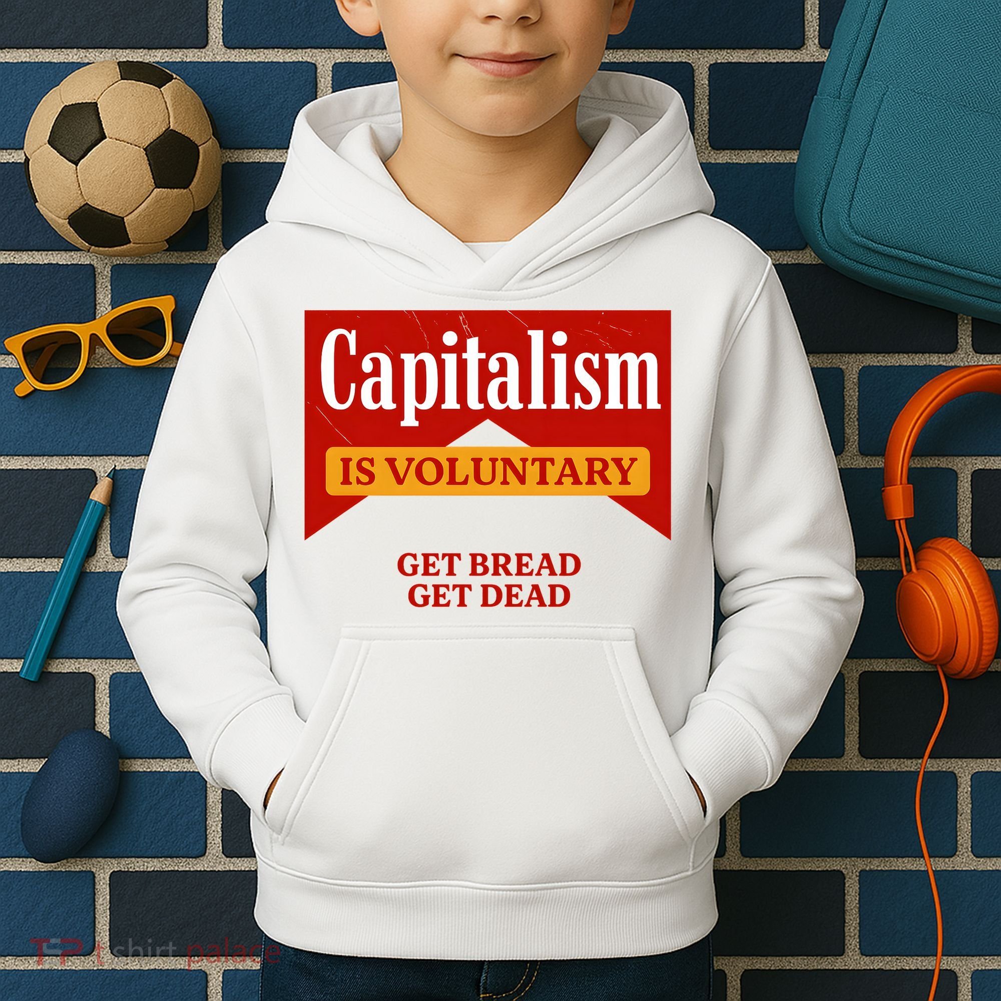 Capitalism Is Voluntary Kids Hoodie