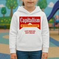 Capitalism Is Voluntary Kids Hoodie thumb 3