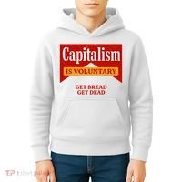 Capitalism Is Voluntary Kids Hoodie thumb 4