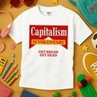 Capitalism Is Voluntary Kids T-Shirt thumb 3