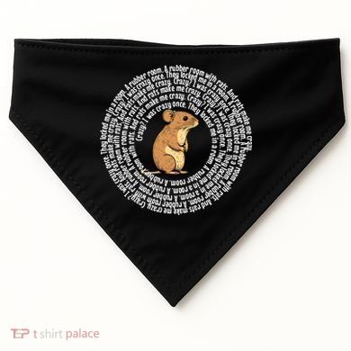 Crazy I Was Crazy Once Funny Oddly Specific Meme USA-Made Doggie Bandana