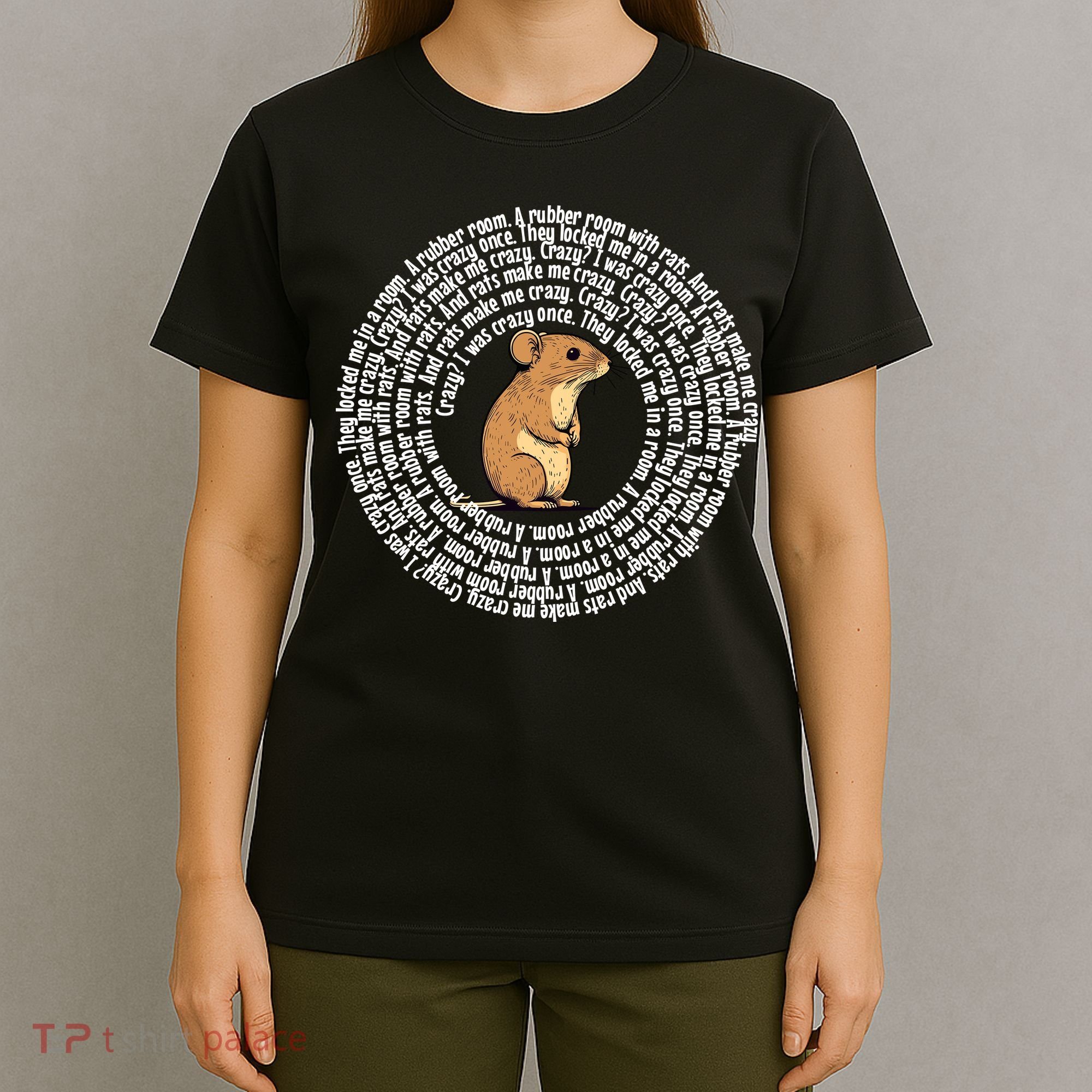 Crazy I Was Crazy Once Funny Oddly Specific Meme T-Shirt