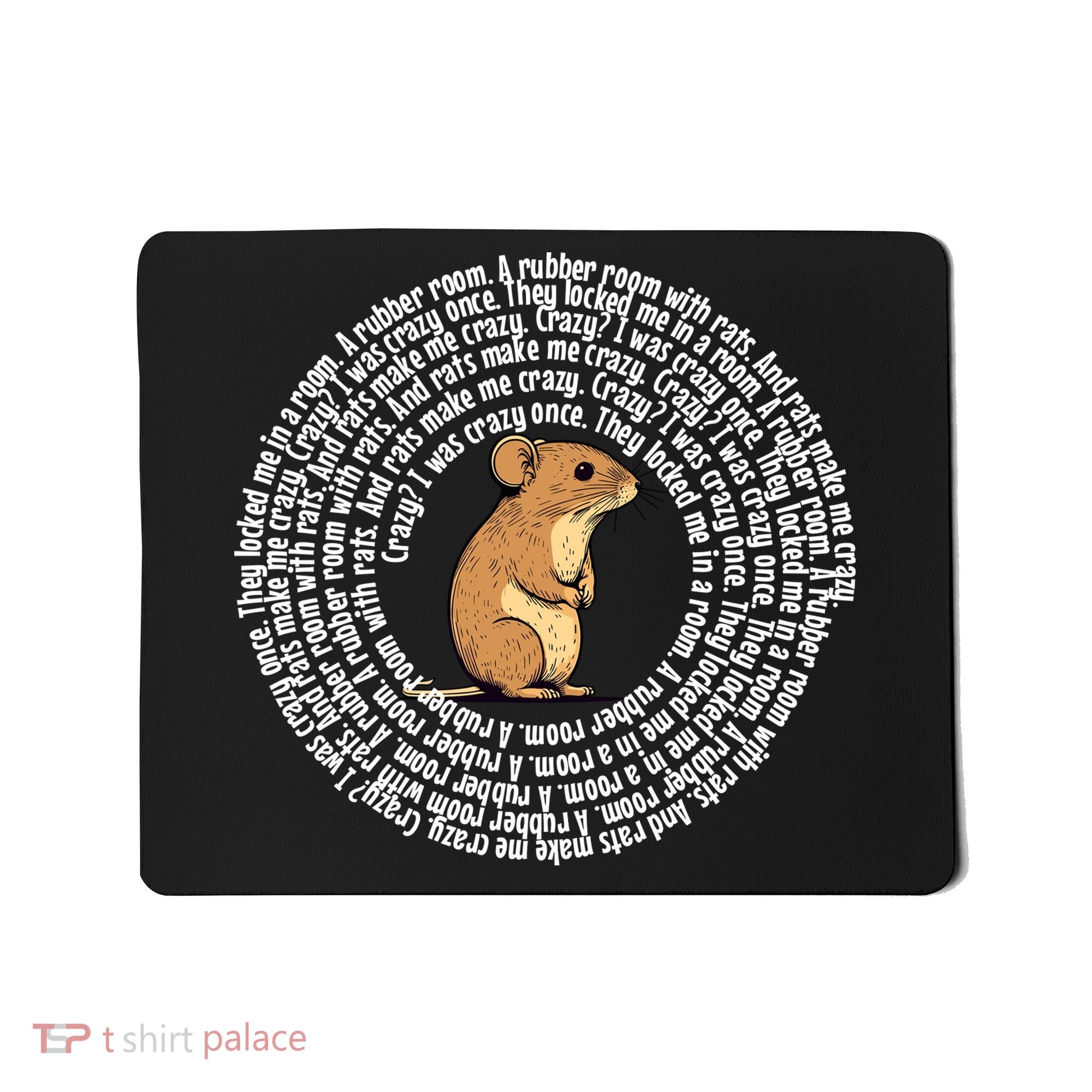 Crazy I Was Crazy Once Funny Oddly Specific Meme Mousepad