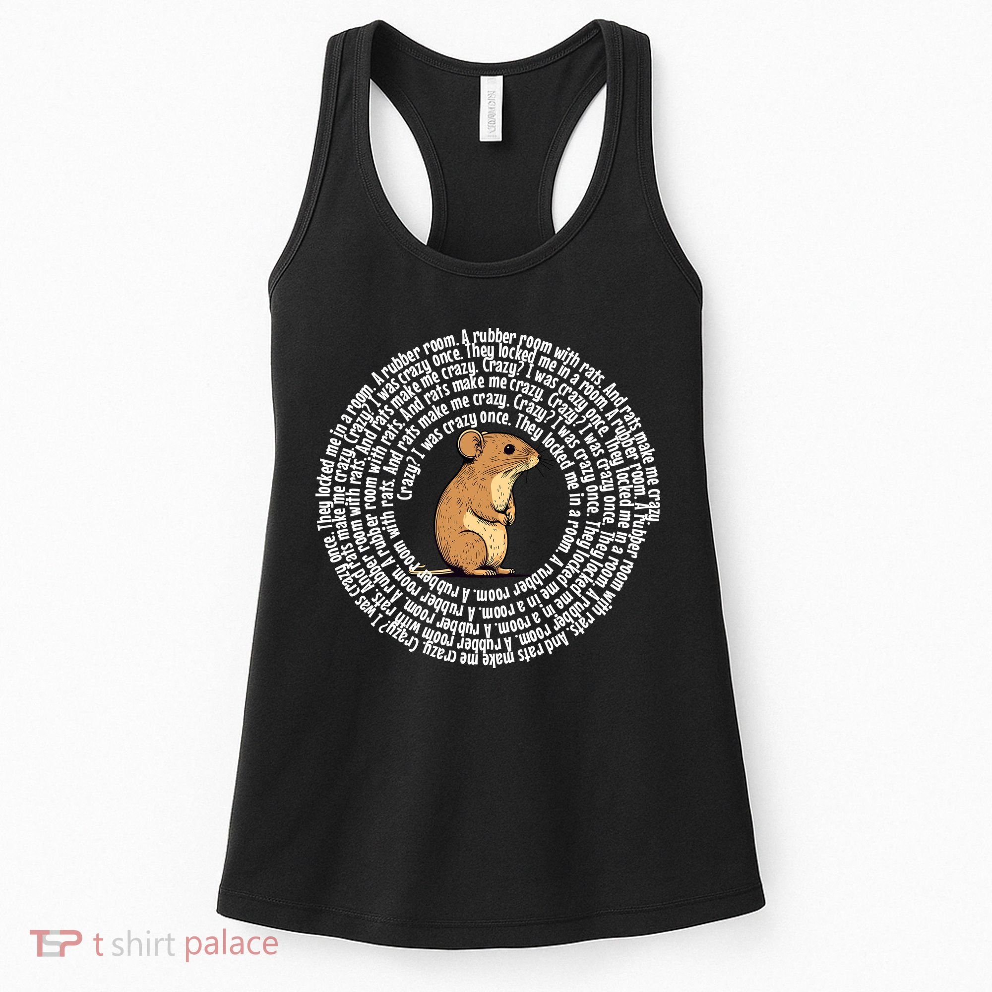 Crazy I Was Crazy Once Funny Oddly Specific Meme Women's Tank Top