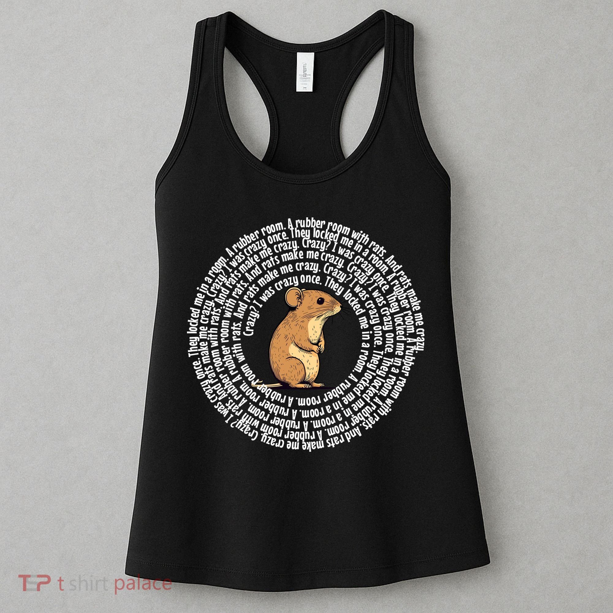 Crazy I Was Crazy Once Funny Oddly Specific Meme Women's Tank Top