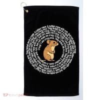 Crazy I Was Crazy Once Funny Oddly Specific Meme Golf Towel thumb 0