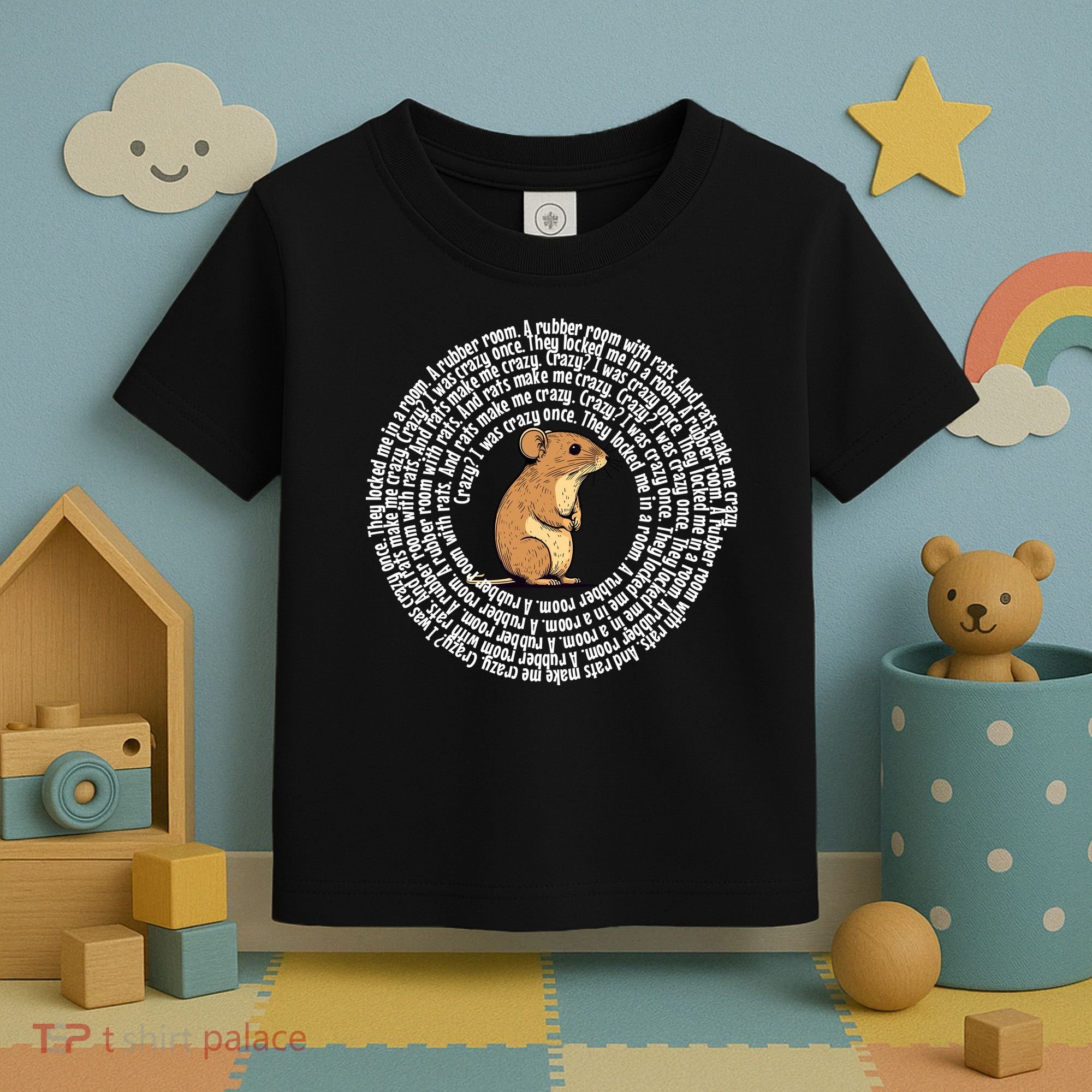 Crazy I Was Crazy Once Funny Oddly Specific Meme Toddler T-Shirt