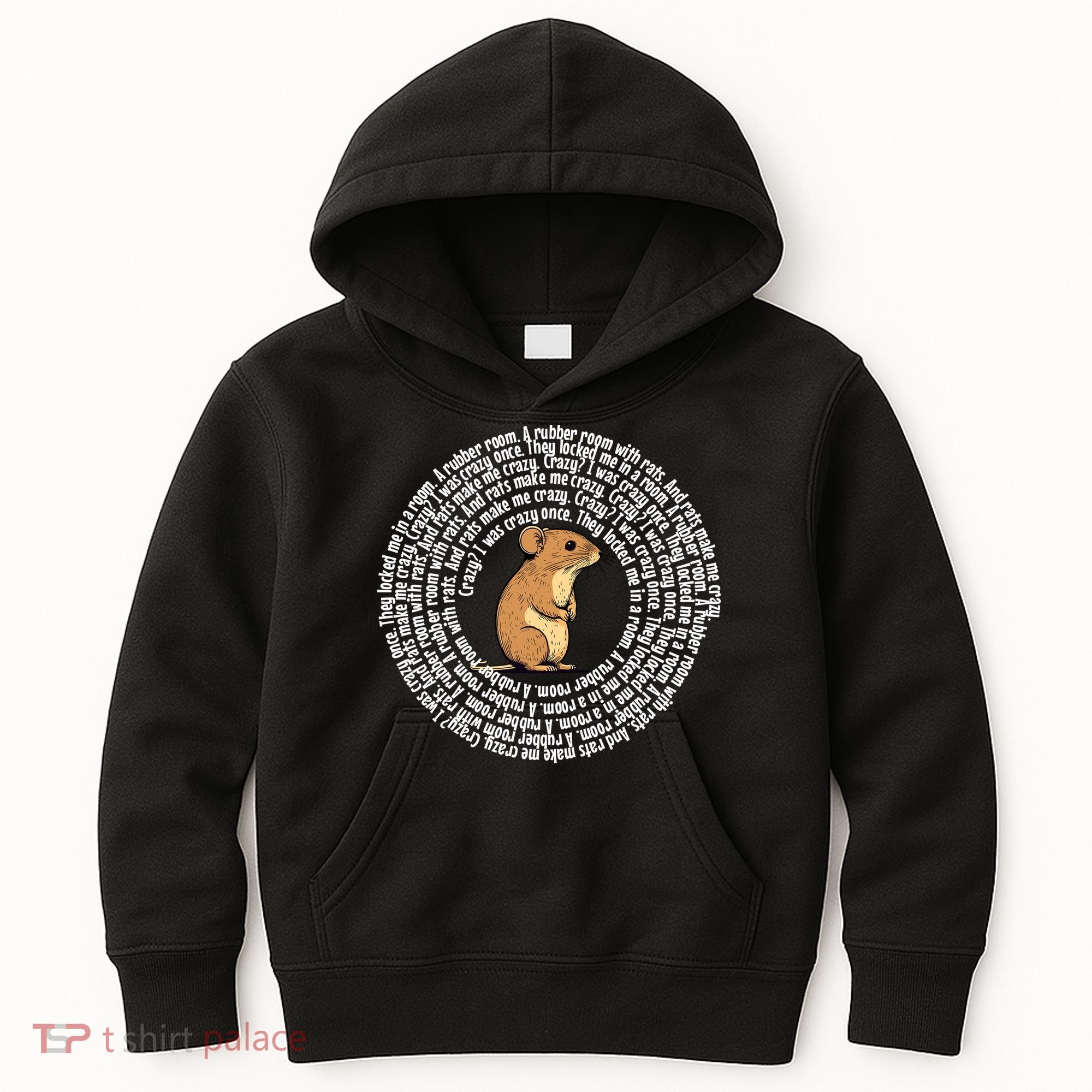 Crazy I Was Crazy Once Funny Oddly Specific Meme Kids Hoodie
