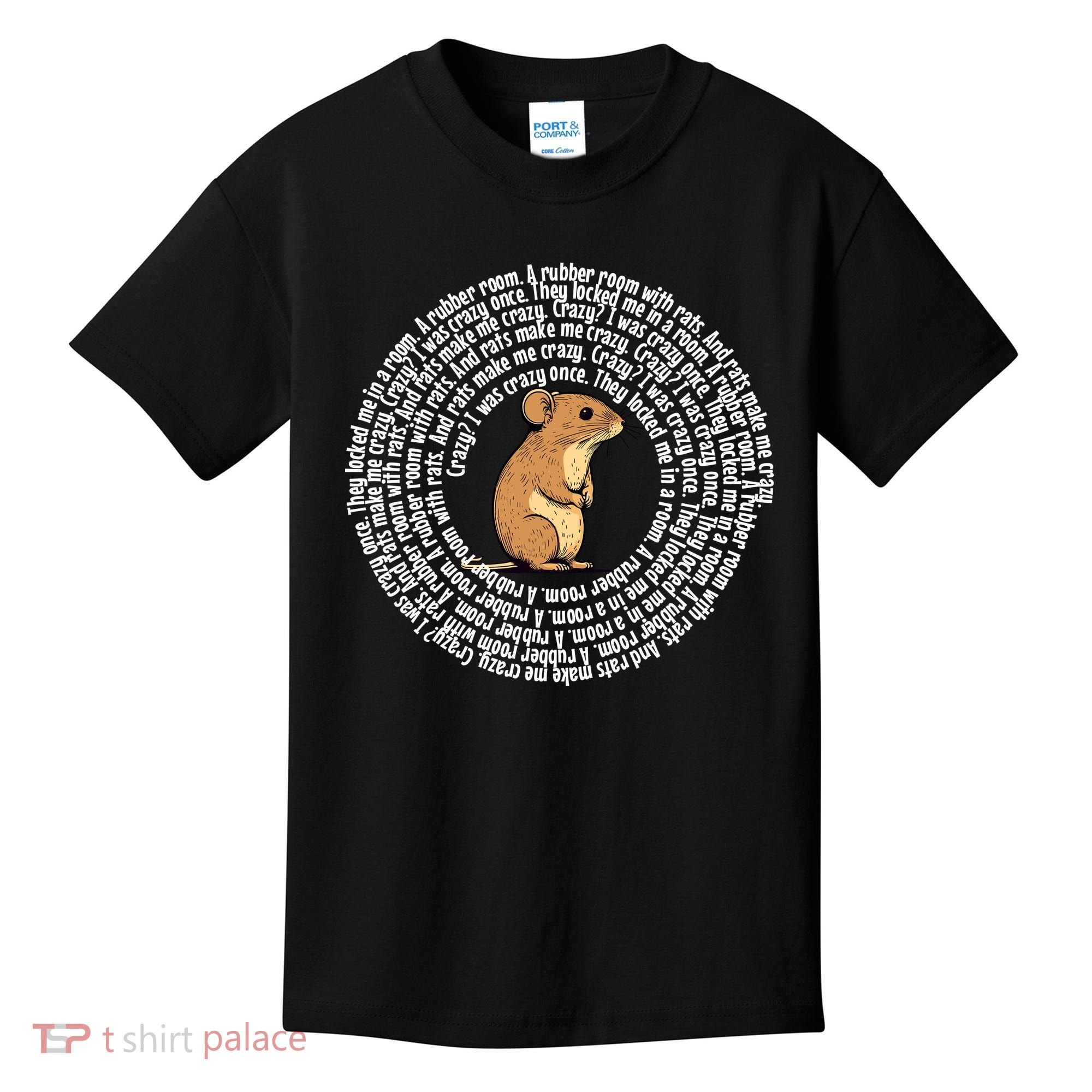 Crazy I Was Crazy Once Funny Oddly Specific Meme Kids T-Shirt