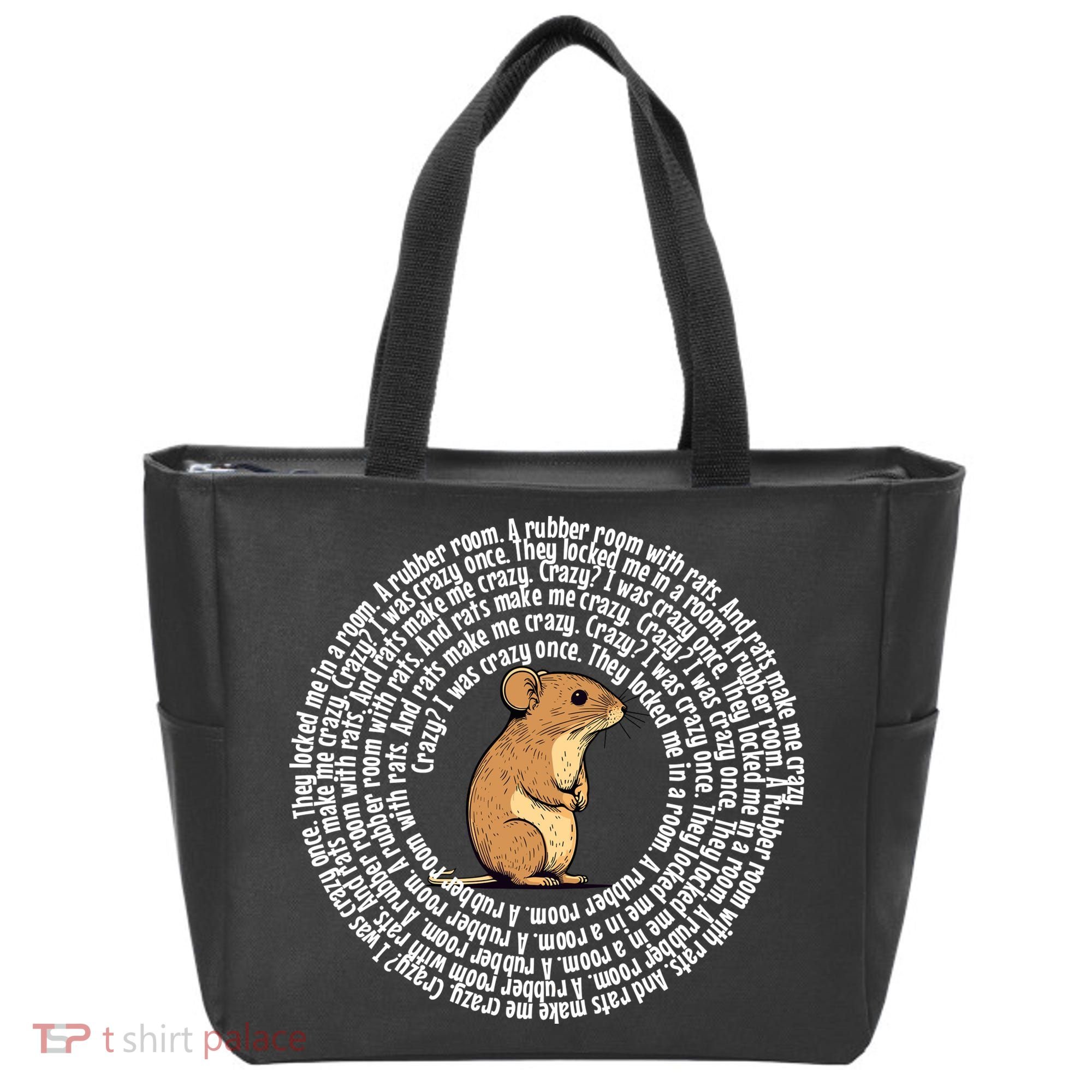 Crazy I Was Crazy Once Funny Oddly Specific Meme Tote Bag