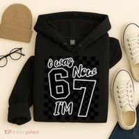 Checkered I Was 6 Now I'm 7 Birthday Seven Years Old Hoodie thumb 4