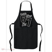Checkered I Was 6 Now I'm 7 Birthday Seven Years Old Apron thumb 0