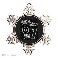 Checkered I Was 6 Now I'm 7 Birthday Seven Years Old Ornament thumb 0
