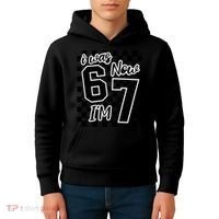 Checkered I Was 6 Now I'm 7 Birthday Seven Years Old Kids Hoodie thumb 4
