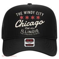 Chicago Illinois Windy City Estd 1837 Prairie State Souvenir Hat thumb 0