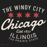 Chicago Illinois Windy City Estd 1837 Prairie State Souvenir Golf Towel thumb 3