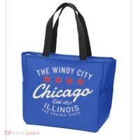 Chicago Illinois Windy City Estd 1837 Prairie State Souvenir Tote Bag thumb 3
