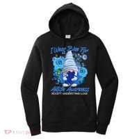 Cool I Wear Blue For Autism Awareness Accept Understand Love Flower Gnome Women's Hoodie thumb 0