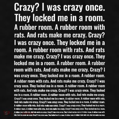 Crazy I Was Crazy Once Meme Ladies PosiCharge Tri-Blend Wicking Tank