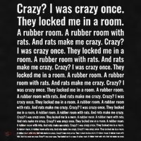 Crazy I Was Crazy Once Meme Ladies PosiCharge Tri-Blend Wicking Tank thumb 2