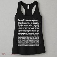 Crazy I Was Crazy Once Meme Women's Tank Top thumb 3