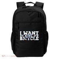 Cycling I Want To Ride My Bicycle Backpack thumb 0