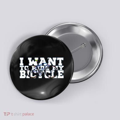 Cycling I Want To Ride My Bicycle Button