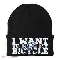 Cycling I Want To Ride My Bicycle Beanie thumb 0