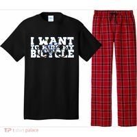 Cycling I Want To Ride My Bicycle Pajama Set thumb 0