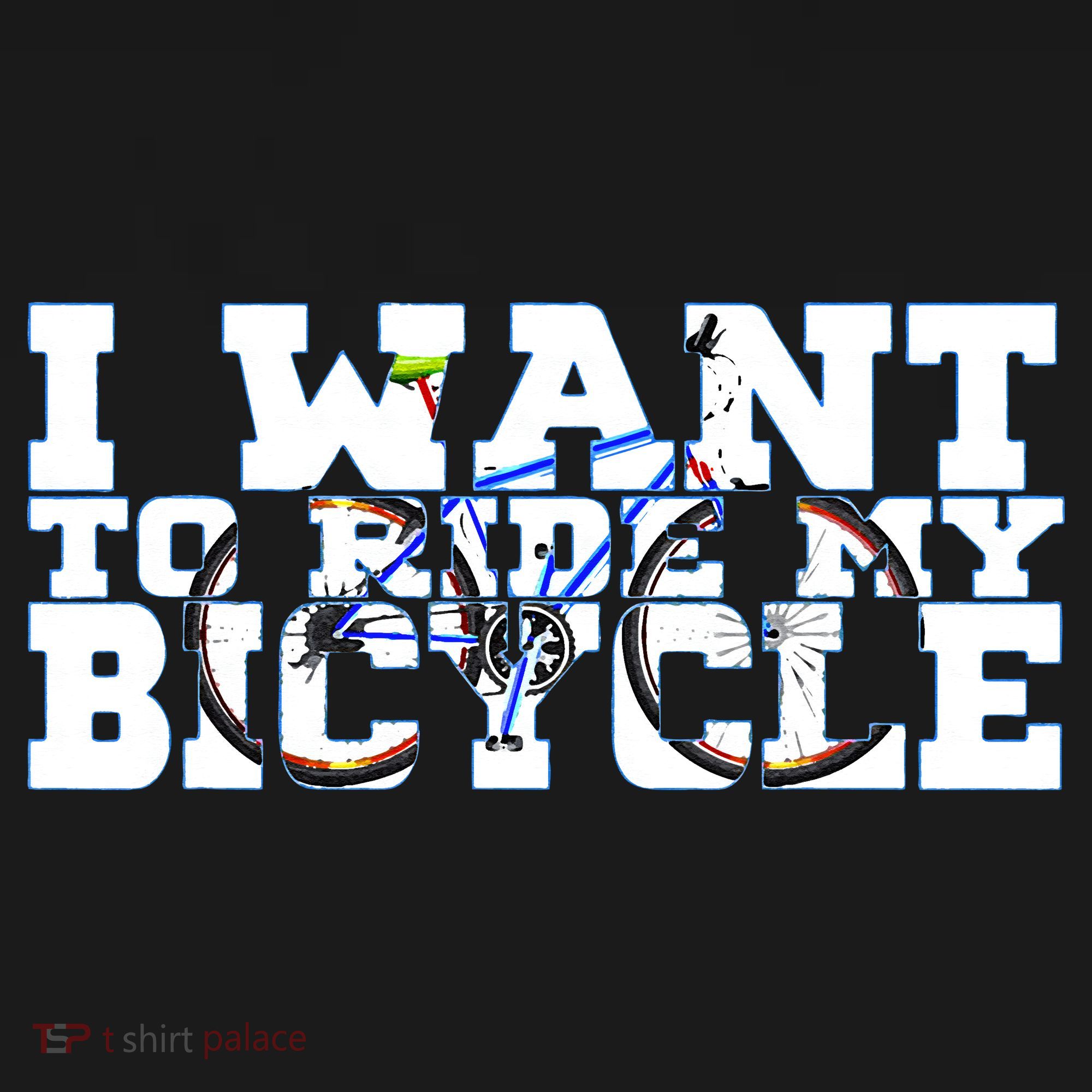 Cycling I Want To Ride My Bicycle Mousepad